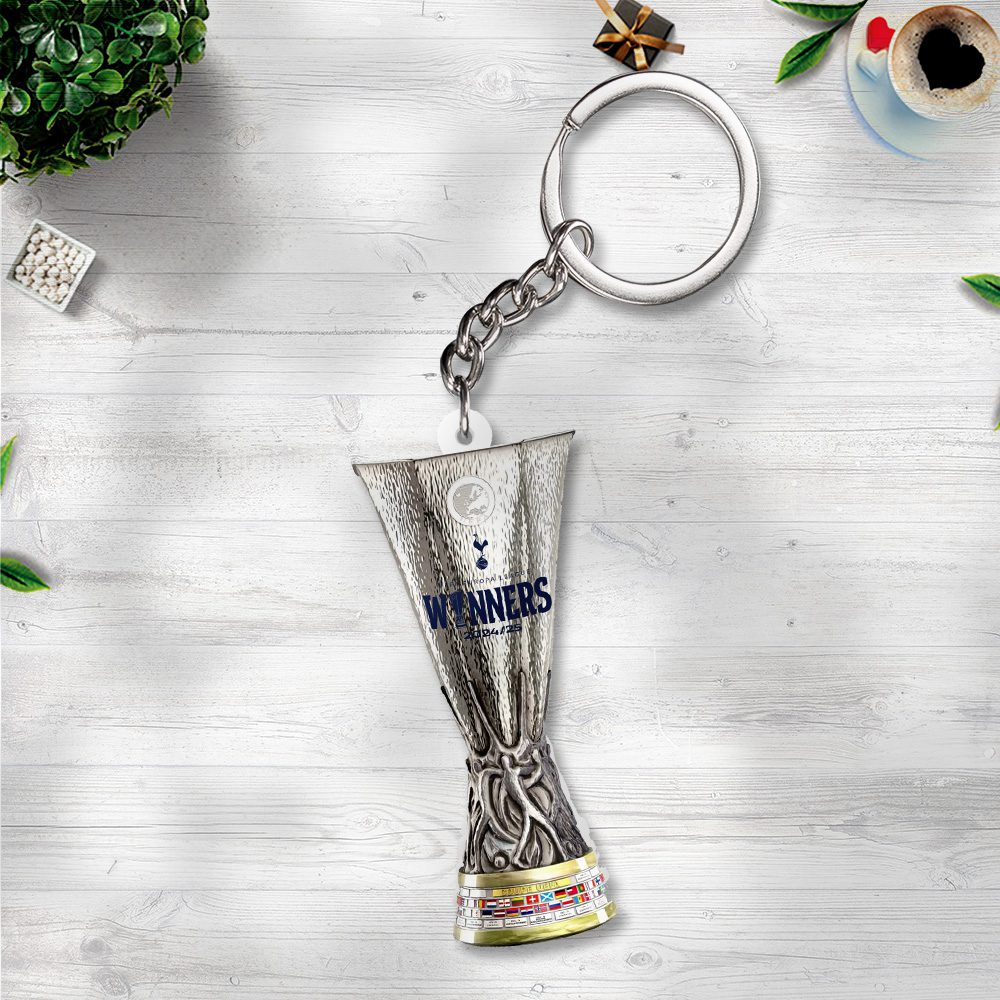 Tottenham-Hotspur-FC-Custom-Shape-2-sided-Keychain-GKC1179 Tottenham Hotspur FC Custom Shape 2-sided Keychain GKC1179