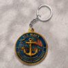 US Navy Custom Shape 2-sided Keychain GKC1015