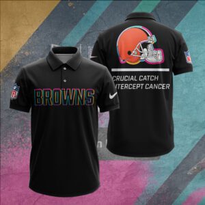 Cleveland Browns Crucial Catch 2025 Polo Shirt