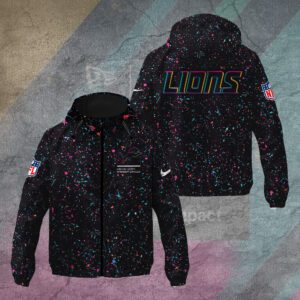 Detroit Lions Crucial Catch 2025 Windbreaker Jacket