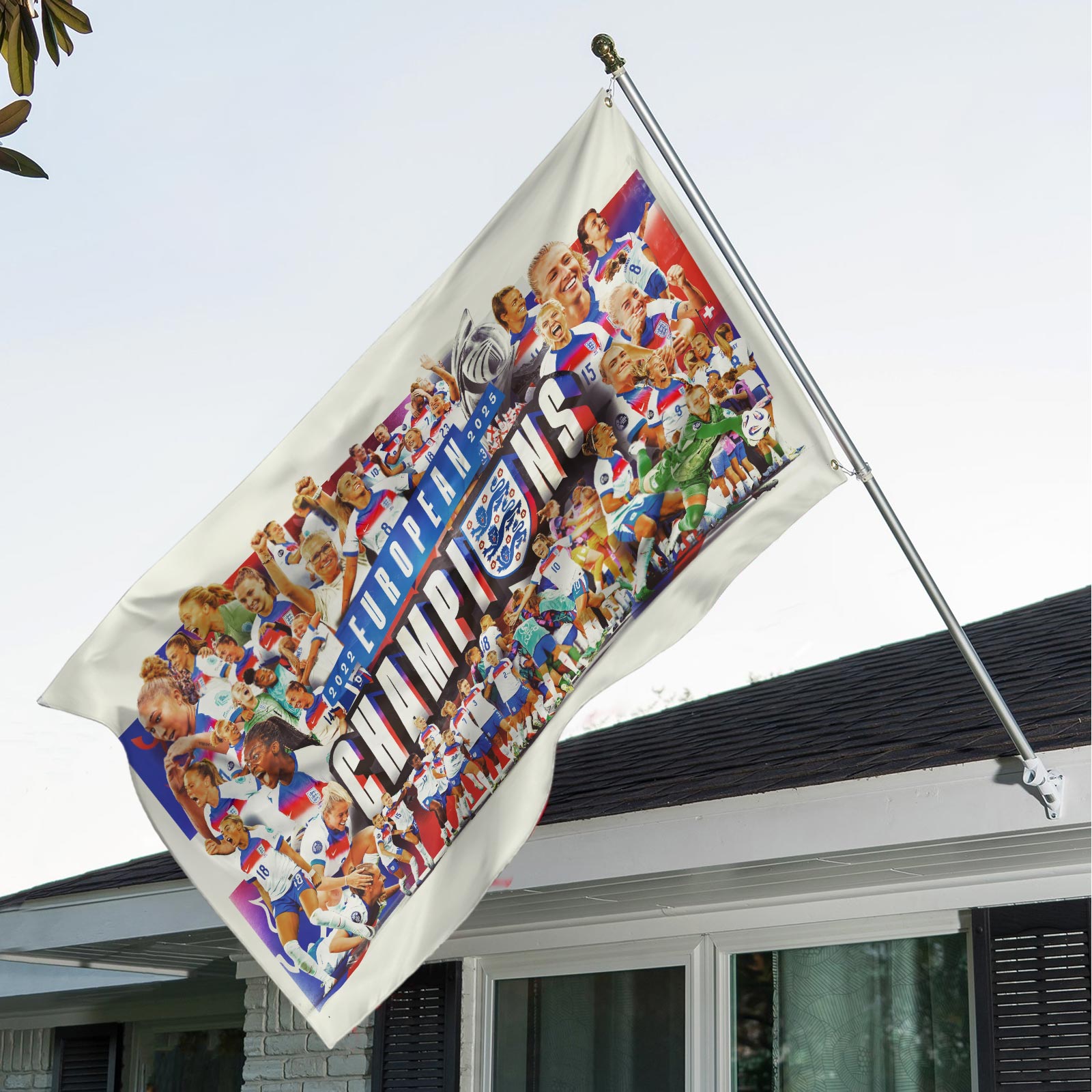 England-Lionesses-Womens-Football-Champion-World-Cup-2025-3D-House-Flag-NGB1237 England Lionesses Women's Football Champion World Cup 2025 3D House Flag NGB1237