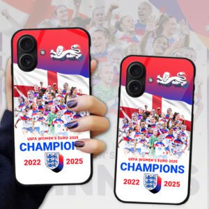 England Lionesses Women's Football Champion World Cup 2025 Phone Case NGB1111
