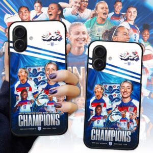England Lionesses Women's Football Champion World Cup 2025 Phone Case NGB1231