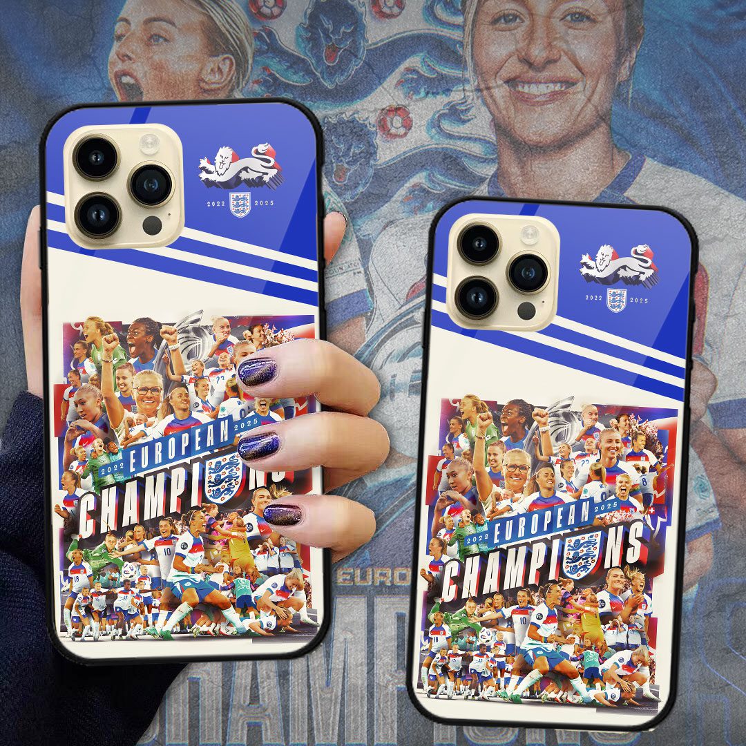 England-Lionesses-Womens-Football-Champion-World-Cup-2025-Phone-Case-NGB1232-1