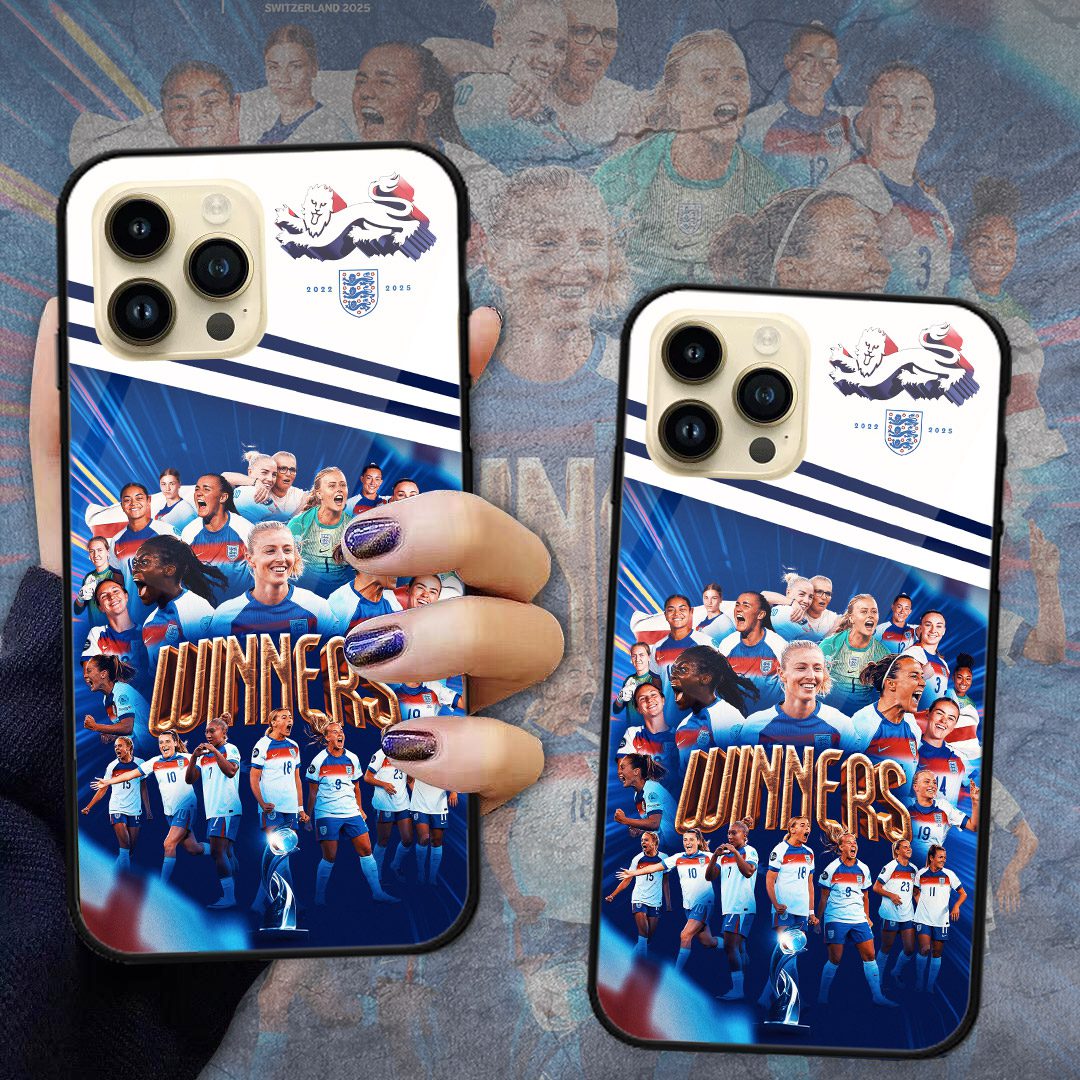 England-Lionesses-Womens-Football-Champion-World-Cup-2025-Phone-Case-NGB1260-1