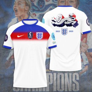 England Lionesses Women's Football Champion World Cup 2025 Unisex Performance T-Shirt NGB1211