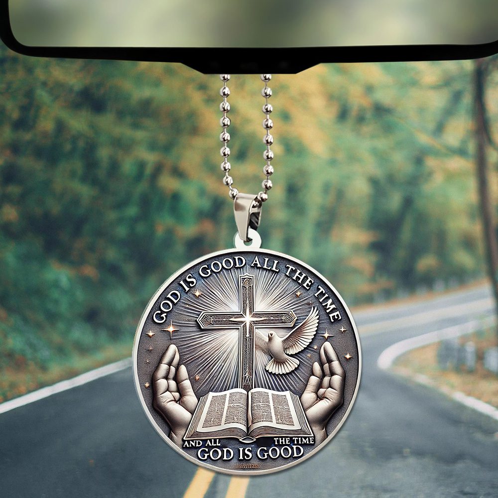 God-Is-Good-Custom-shape-2-sided-Acrylic-Car-Ornament-NGB1167-1