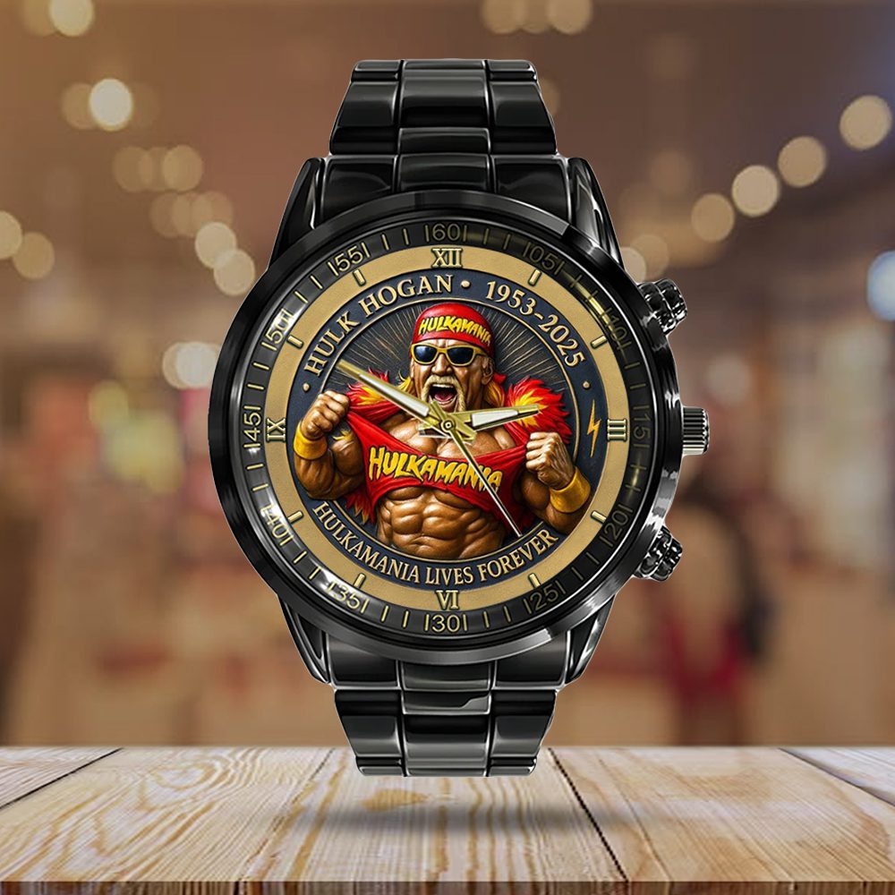 Hulk-Hogan-Rest-In-Peace-2025-Black-Stainless-Steel-Watch-NGB1018-1
