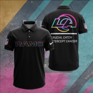 Los Angeles Rams Crucial Catch 2025 Polo Shirt