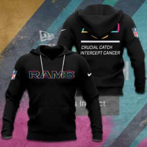 Los Angeles Rams Crucial Catch 2025 Unisex Performance Hoodie