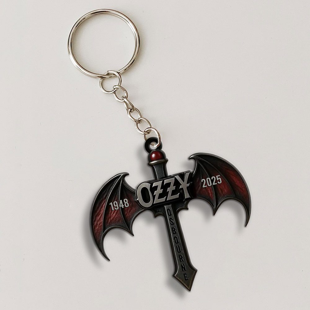 Ozzy-Osbourne-Rest-In-Peace-2025-Custom-Shape-1-sided-Keychain-NGB1147-1