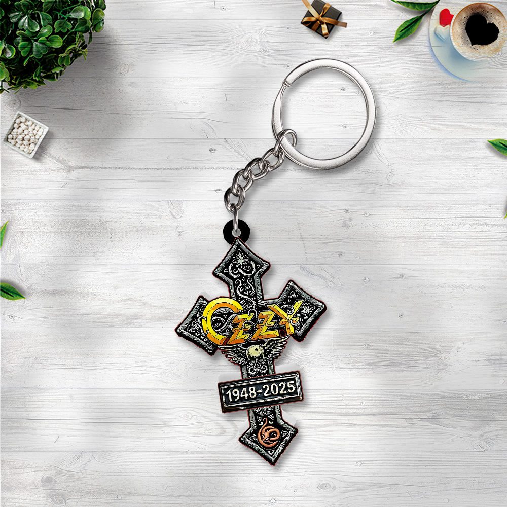 Ozzy-Osbourne-Rest-In-Peace-2025-Custom-Shape-2-sided-Keychain-NGB1272 Ozzy Osbourne Rest In Peace 2025 Custom Shape 2-sided Keychain NGB1272