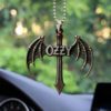 Ozzy Osbourne Rest In Peace 2025 Custom shape 1-sided Acrylic Car Ornament NGB1056