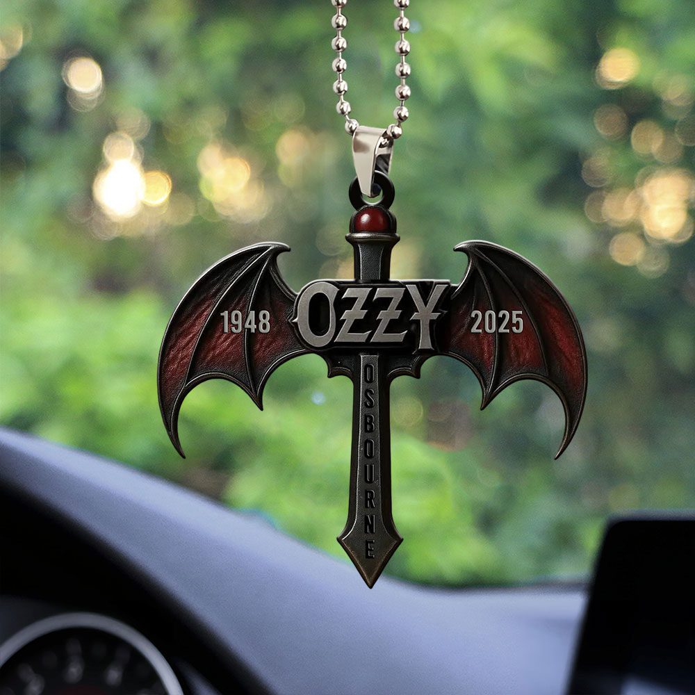 Ozzy-Osbourne-Rest-In-Peace-2025-Custom-shape-1-sided-Acrylic-Car-Ornament-NGB1148 Ozzy Osbourne Rest In Peace 2025 Custom shape 1-sided Acrylic Car Ornament NGB1148