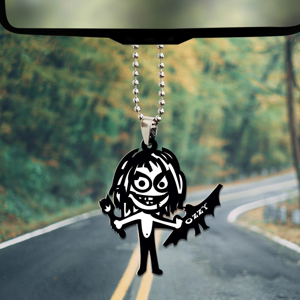 Ozzy-Osbourne-Rest-In-Peace-2025-Custom-shape-2-sided-Acrylic-Car-Ornament-NGB1190-1