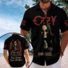Ozzy Osbourne Rest In Peace 2025 Short Sleeve Dress Shirt NGB1161