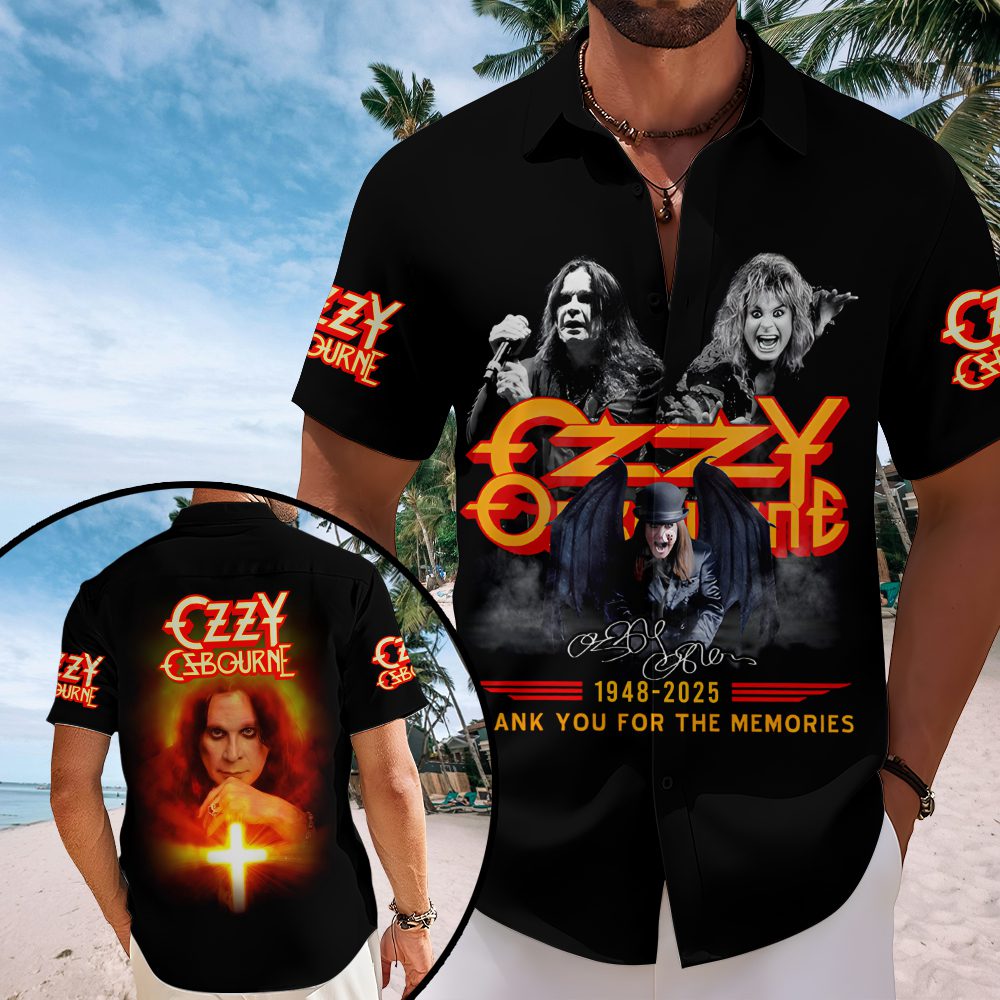 Ozzy-Osbourne-Rest-In-Peace-2025-Short-Sleeve-Dress-Shirt-NGB1273 Ozzy Osbourne Rest In Peace 2025 Short Sleeve Dress Shirt NGB1273