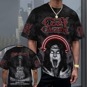 Ozzy Osbourne Rest In Peace 2025 Unisex Performance T-Shirt NGB1025