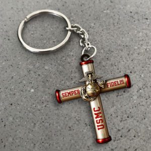 US Marine Corps Custom Shape 1-sided Keychain NGB1070