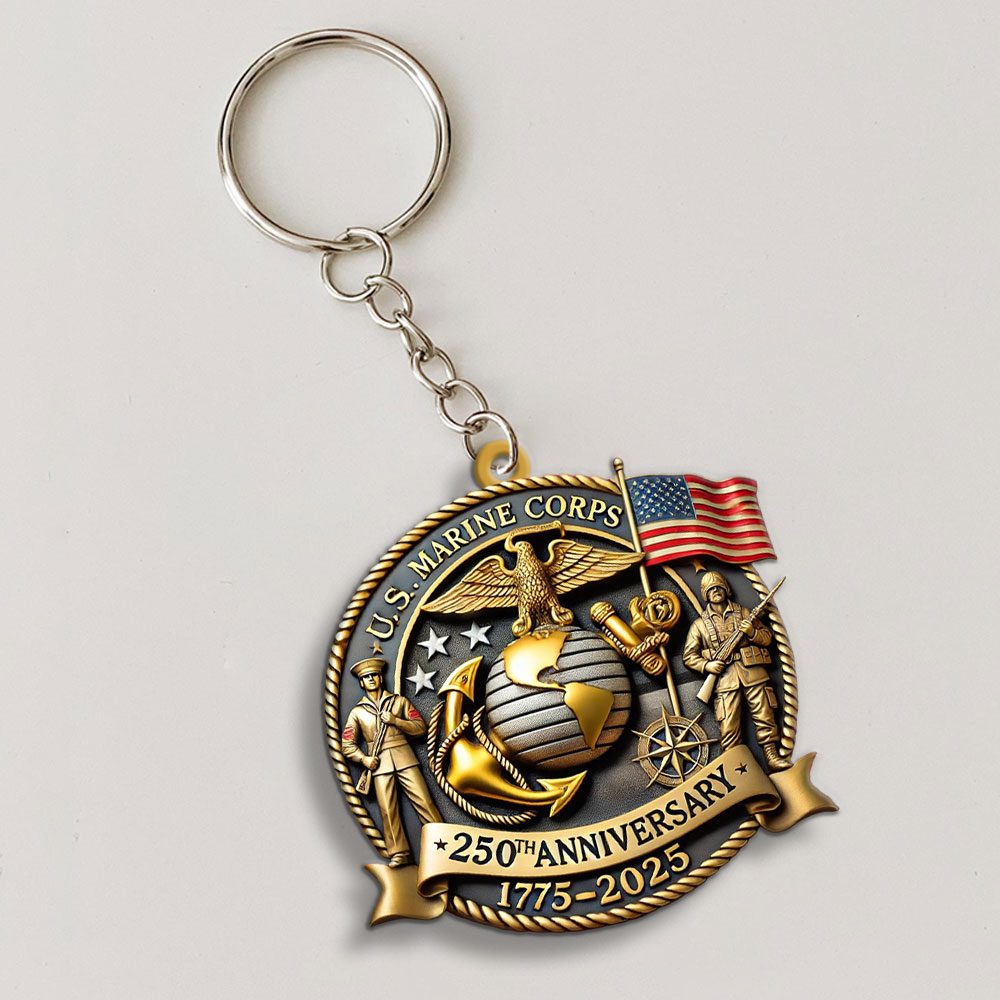 US-Marine-Corps-Custom-Shape-1-sided-Keychain-NGB1262-1