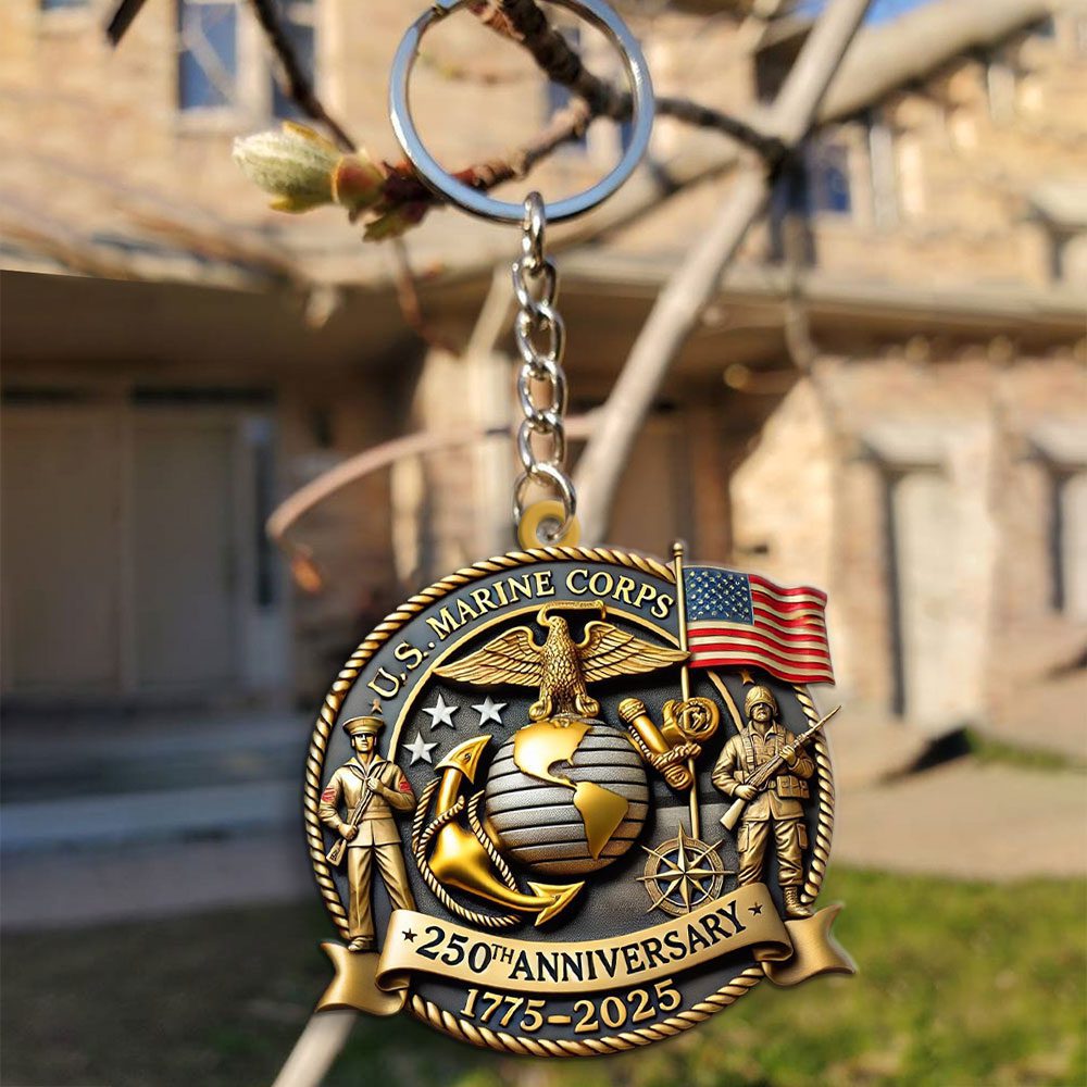 US-Marine-Corps-Custom-Shape-1-sided-Keychain-NGB1262-3