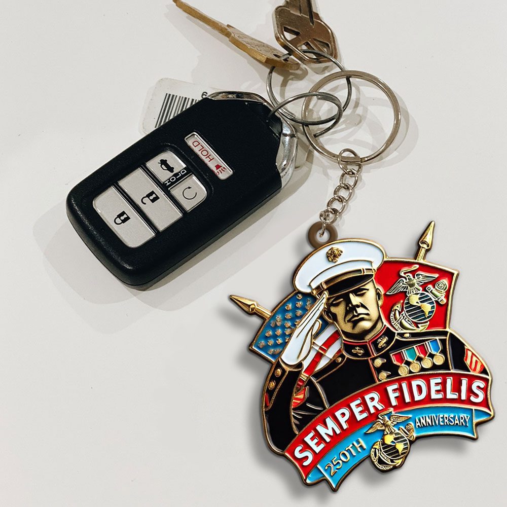 US-Marine-Corps-Custom-Shape-1-sided-Keychain-NGB1269-1