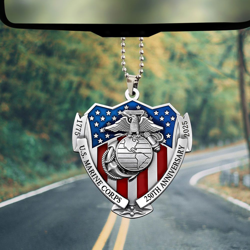 US-Marine-Corps-Custom-shape-2-sided-Acrylic-Car-Ornament-NGB1119-1
