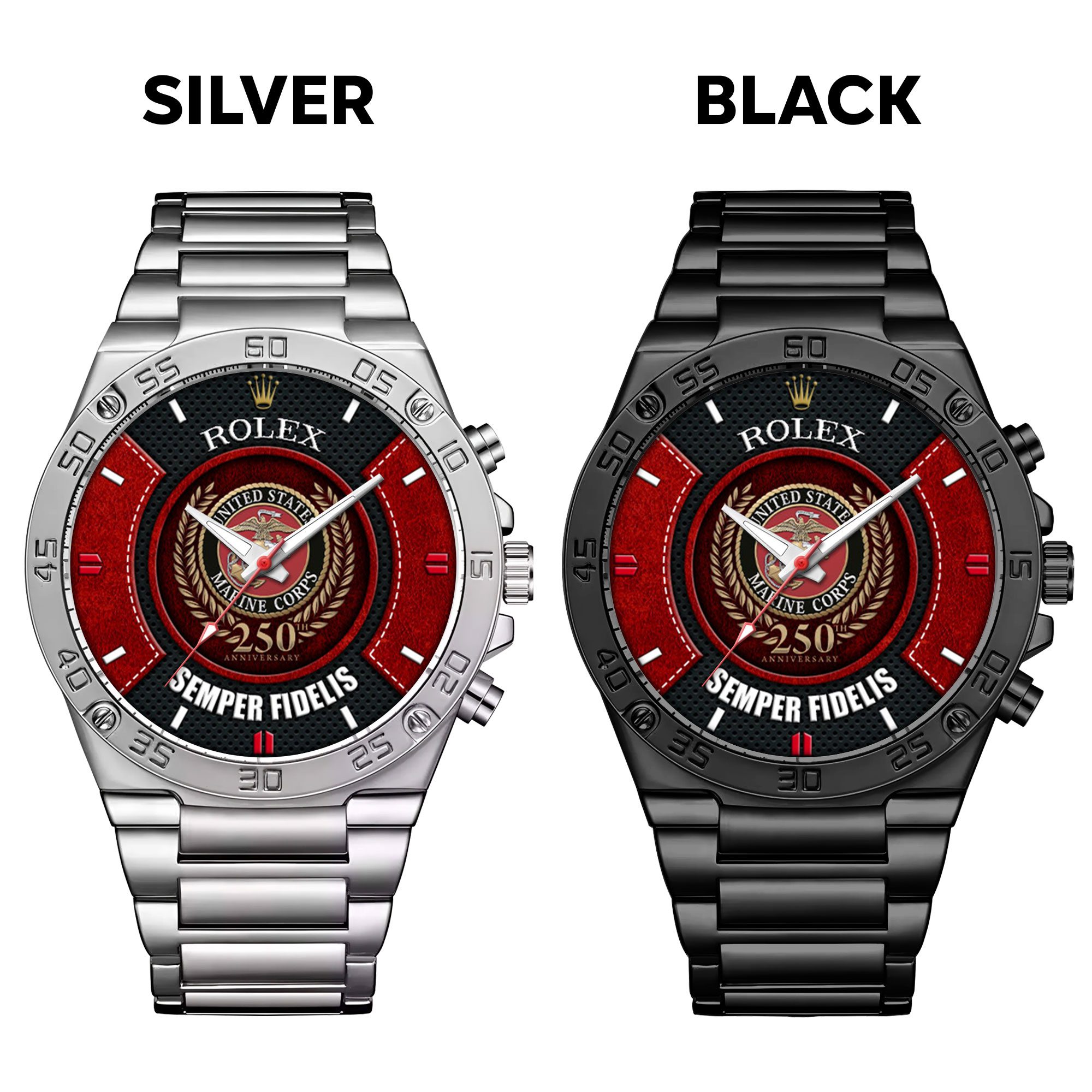 US-Marine-Corps-Gentleman-Stainless-Steel-Watch-NGB1287-1