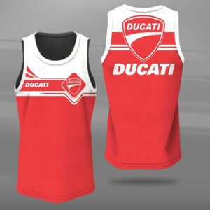 Ducati Unisex Tank Top Basketball Jersey Style Gym Muscle Tee JTT094