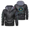Milwaukee Brewers Black Brown Leather Jacket LIZ191