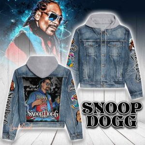 Snoop Dogg Hooded Denim Jacket LDN1133