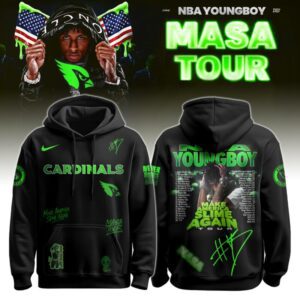 Arizona Cardinals x NBA YoungBoy Never Broke Again "Masa Tour" Baseball Jersey