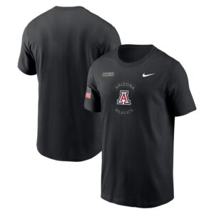 Arizona Wildcats Nike 2025 Military Appreciation Dri-FIT T-Shirt - Black