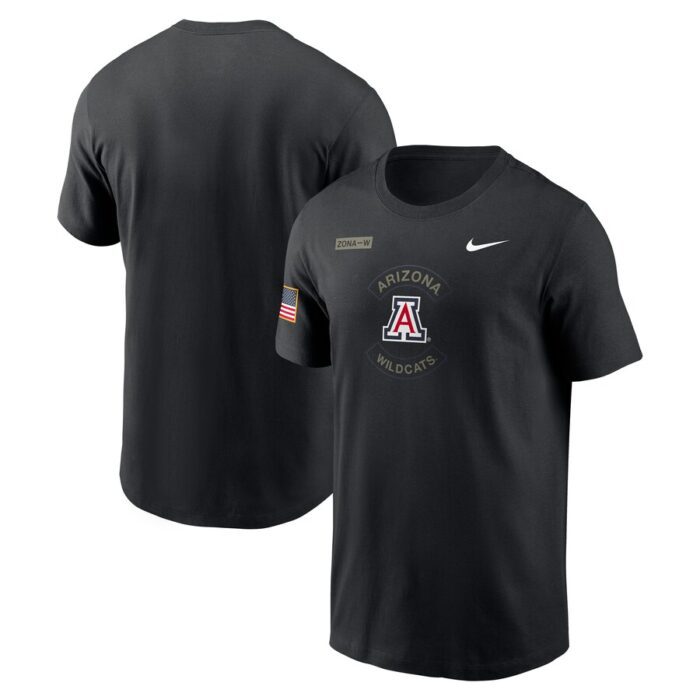 Arizona Wildcats Nike 2025 Military Appreciation Dri-FIT T-Shirt - Black