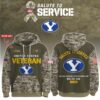 BYU Cougars 2025 Salute To Service Unisex Performance Hoodie