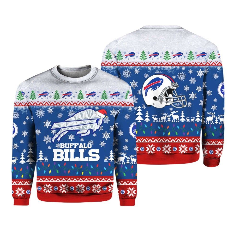 Bills 2025-2026 Rivalries Cold Christmas Sweater-1-2