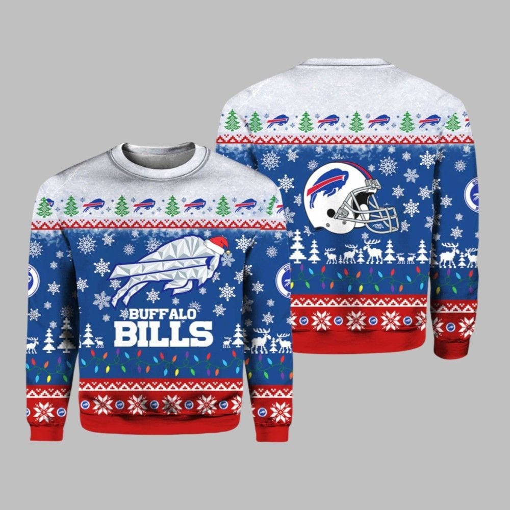 Bills-2025-2026-Rivalries-Cold-Christmas-Sweater Bills 2025-2026 Rivalries Cold Christmas Sweater