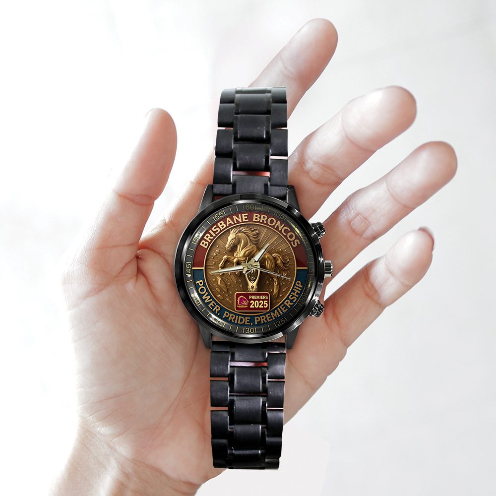 Brisbane-Broncos-Black-Stainless-Steel-Watch-GNE5013-2