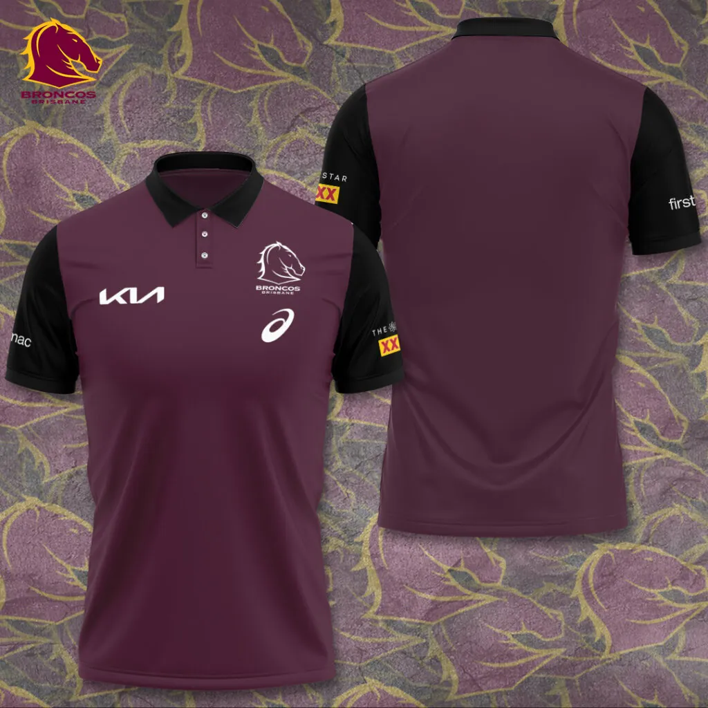Brisbane Broncos Win First NRL Premiership Polo Shirt BBF1076