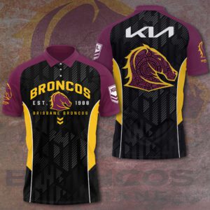 Brisbane Broncos Win First NRL Premiership Polo Shirt BBF1077