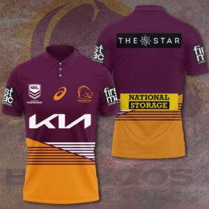 Brisbane Broncos Win First NRL Premiership Polo Shirt BBF1078
