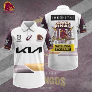 Brisbane Broncos Win First NRL Premiership Polo Shirt BBF1081