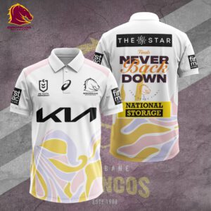 Brisbane Broncos Win First NRL Premiership Polo Shirt BBF1082