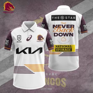 Brisbane Broncos Win First NRL Premiership Polo Shirt BBF1084