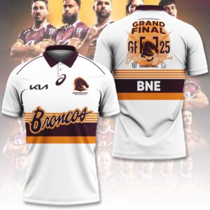 Brisbane Broncos Win First NRL Premiership Polo Shirt BBF1085
