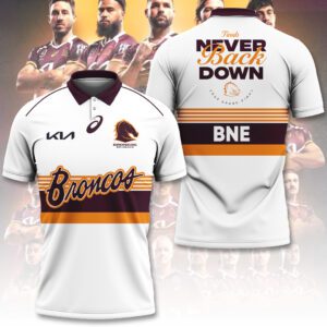 Brisbane Broncos Win First NRL Premiership Polo Shirt BBF1087