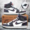 Carolina Panthers Crucial Catch 2025 AJ1 High Top Sneaker
