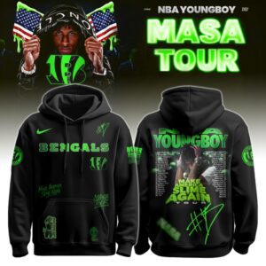 Cincinnati Bengals x NBA YoungBoy Never Broke Again "Masa Tour" Baseball Jersey