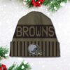 Cleveland Browns 2025 Salute to Service Beanie Hat