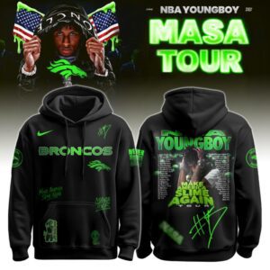 Denver Broncos x NBA YoungBoy Never Broke Again "Masa Tour" Baseball Jersey